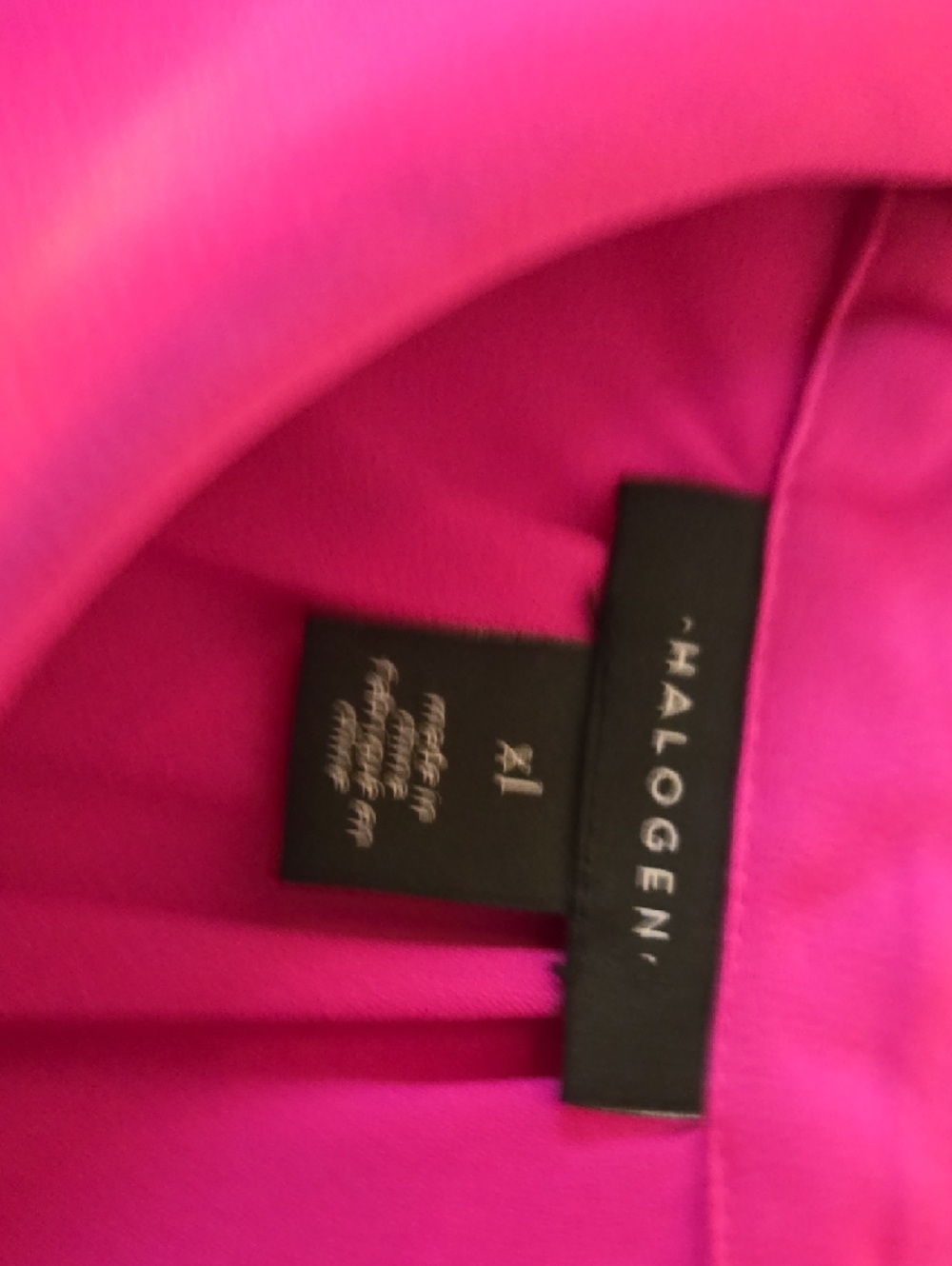 Halogen Fuchsia Button-Up Top - Picture 4 of 10